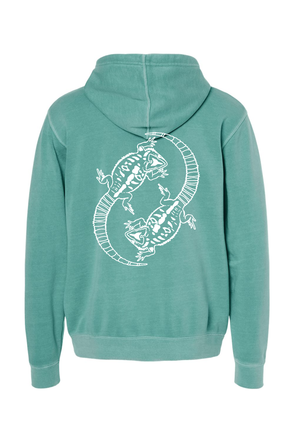 Zen Habitats Logo Hoodie - Independent Trading Co. Unisex Midweight Pigment-Dyed Hooded Sweatshirt