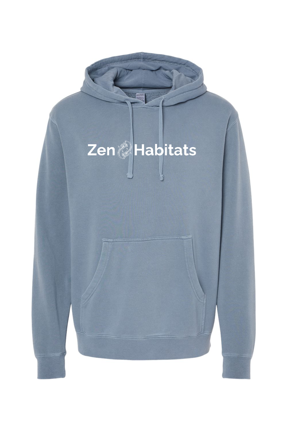 Zen Habitats Logo Hoodie - Independent Trading Co. Unisex Midweight Pigment-Dyed Hooded Sweatshirt